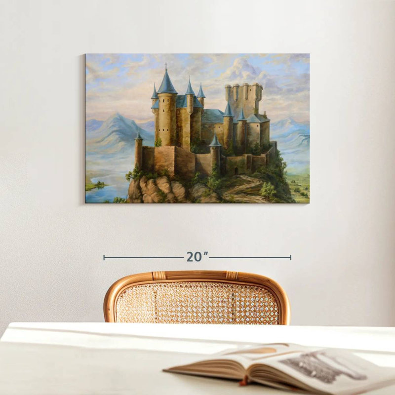 Lilie Castles, 16" H x 24" W