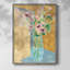 Fleurs en bouteille II, reproduction encadrée - bois massif-304234029