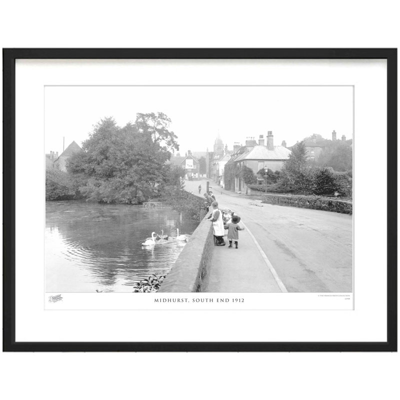 Midhurst, South End 1912 by Francis Frith - Single Picture Frame Print, 60cm H x 80cm W x 2.3cm D
