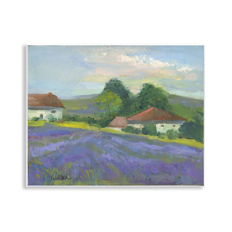 «Lovely Lavender Farmland Wall Art» par Alexi Fine