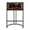 Rockford 29 in. Seat Height Leather Barrel Bar Stool with Footrest