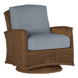 Outdoor Astoria Swivel Glider Wicker Chair with Cushions