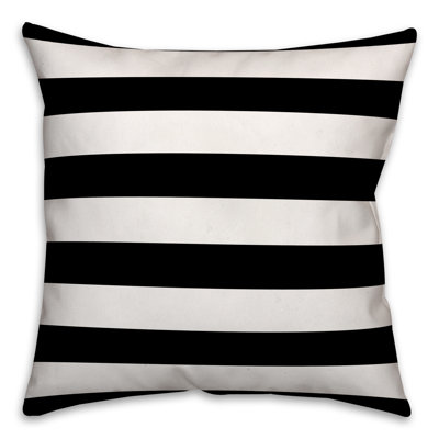 Striped Reversible Throw Pillow