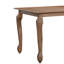 Ensemble de table de salle à manger extensible en bois d'hévéa 9 pièces avec chaises rembourrées Alagie-126534071-126534066-126534070