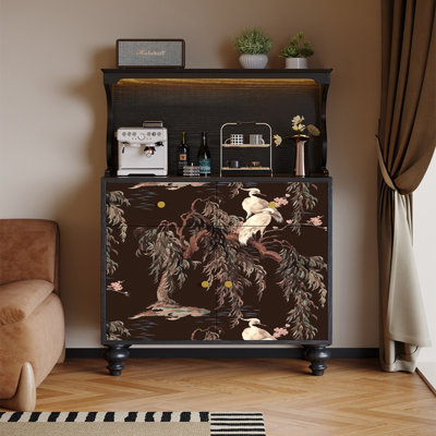 French retro-style solid wood sideboard