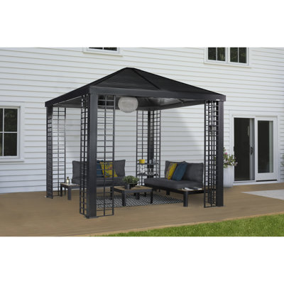 Pavillon de jardin en aluminium antirouille Sojag Savannah
