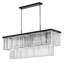 Lustre rectangulaire en cristal 18 lumières Modern-1641377008