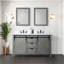 Meuble-lavabo double (armoire seulement)