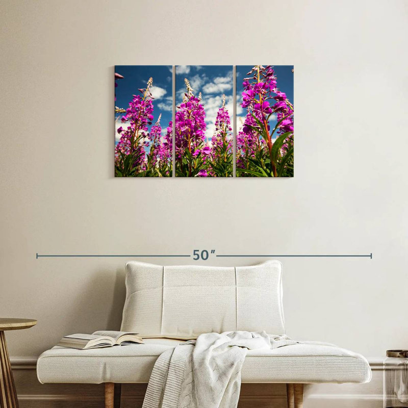 Fireweed Blooms, 20" H x 33" W