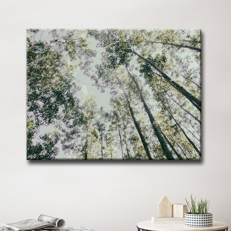 « tremblement de votre arbre », impression sur toile enroulée, H 16 po x l 20 po