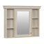 Armoire de rangement murale de salle de bain 35 po x 28 po avec porte miroir-1118479705