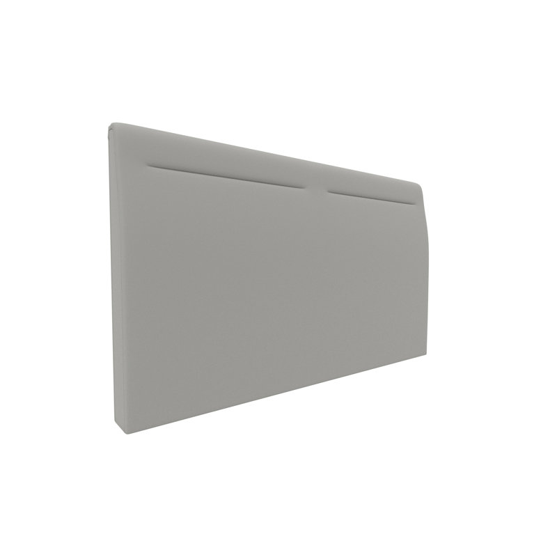 Fontanne Upholstered Headboard, King, Grey