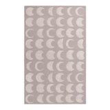 Dances In The Moonlight Geometric Area Rug in Ivory/Gray