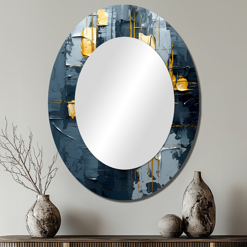 Miroir mural oval, 40 po x 30 po