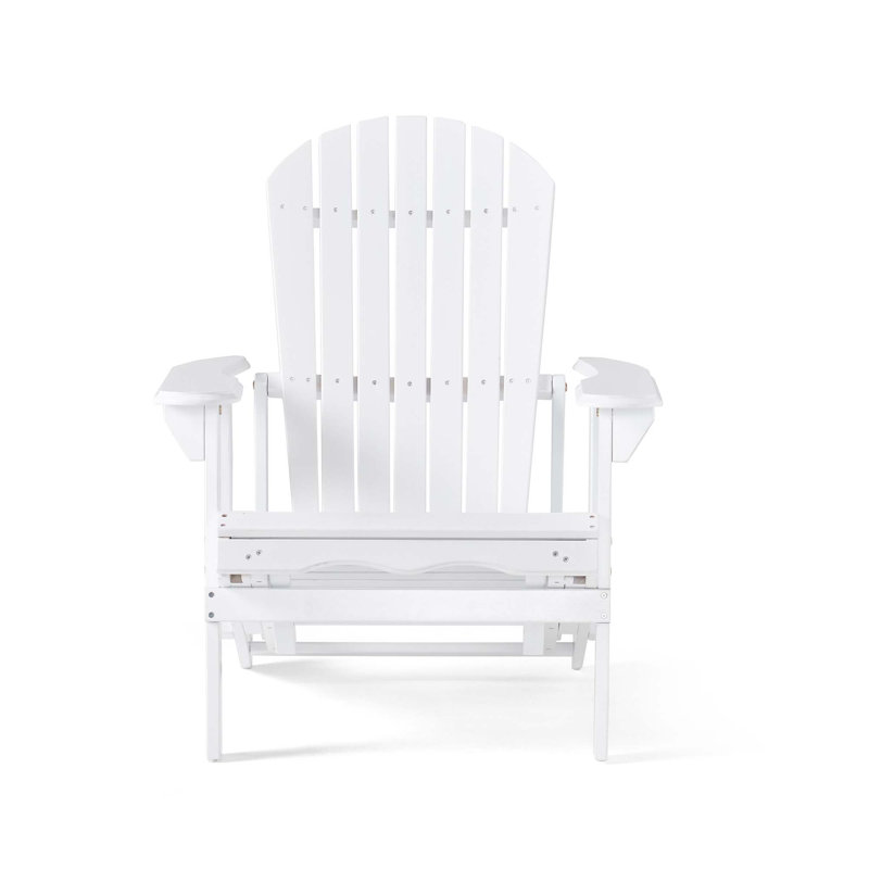 Chaise Adirondack inclinable Malibu, Blanc