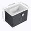 Meuble-lavabo avec lavabo, pour petite salle de bains, meuble-lavabo avec porte Ã  fermeture douce-936645263