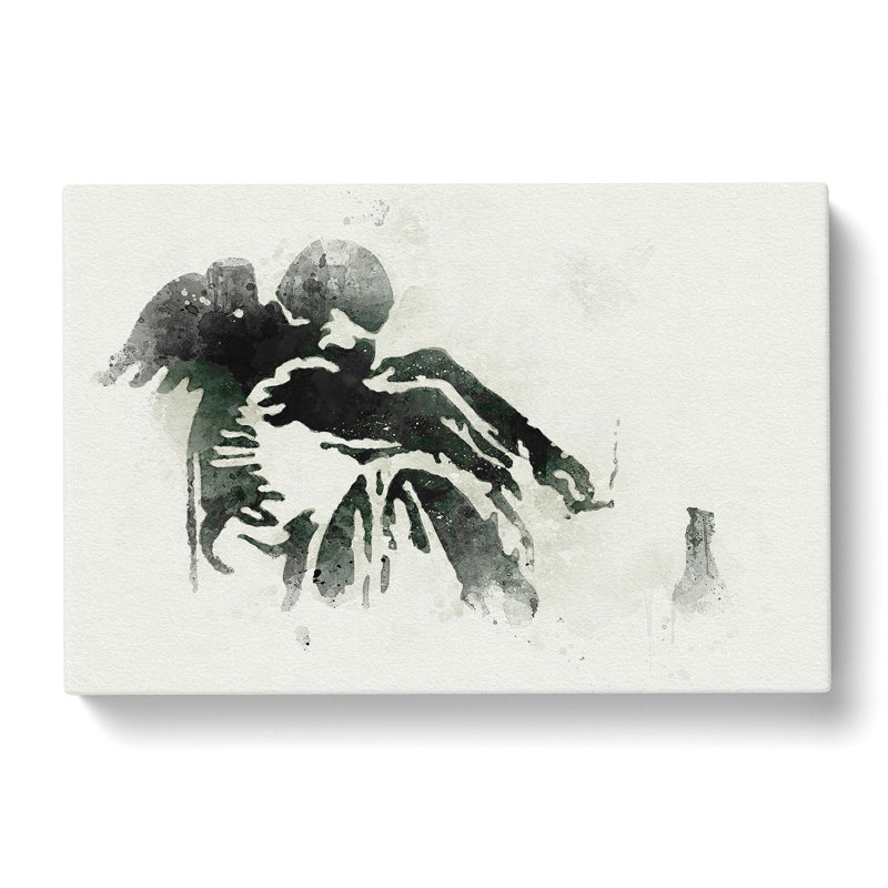 Drunken Angel by Banksy - Wrapped Canvas Painting, 35cm H x 50cm W x 3cm D