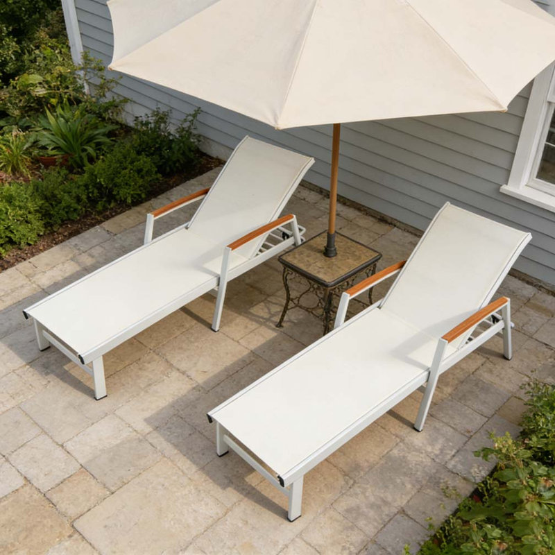CHAISE LUNGE, Blanc, 2