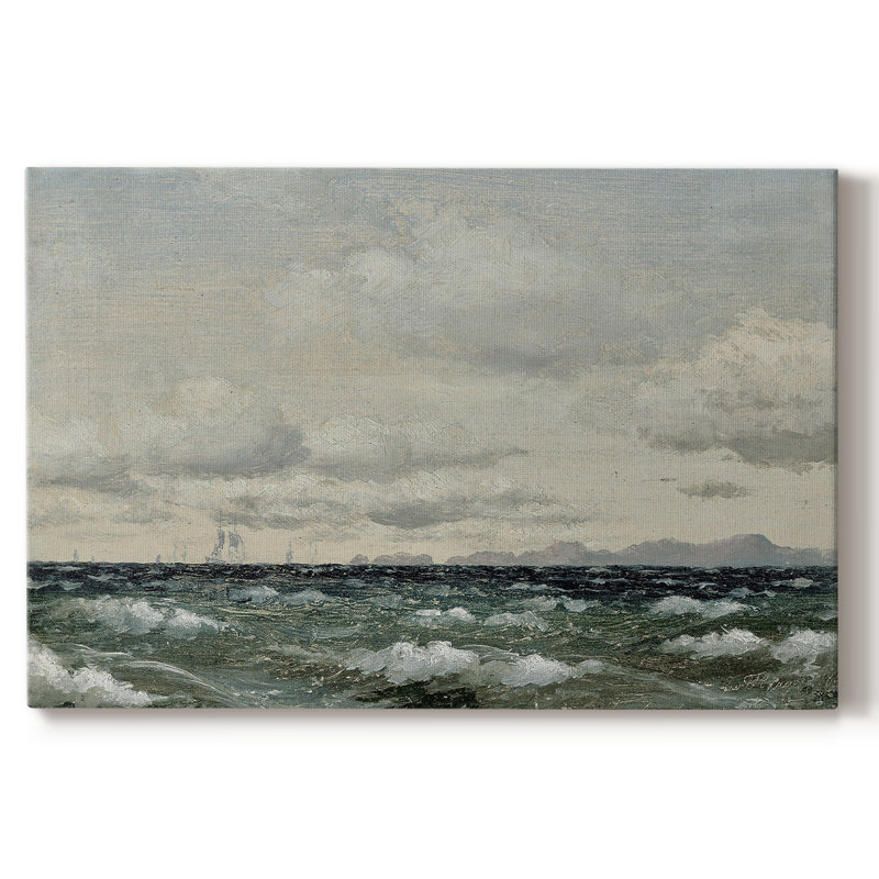 «Vintage Landscape - DCCXCVII» sur, Toile tendue, H 41 po x l 61 po x P 1,5 po