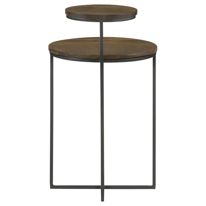 Table d'appoint à 2 niveaux
