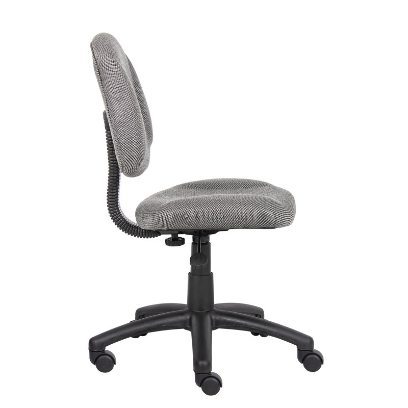 Task Chair, Gray Twill, Not Included