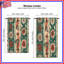 Abstract Floral Circles Window Curtains, Floral Sheer & Blockout Curtains - 1 Panel-759690480-759690383