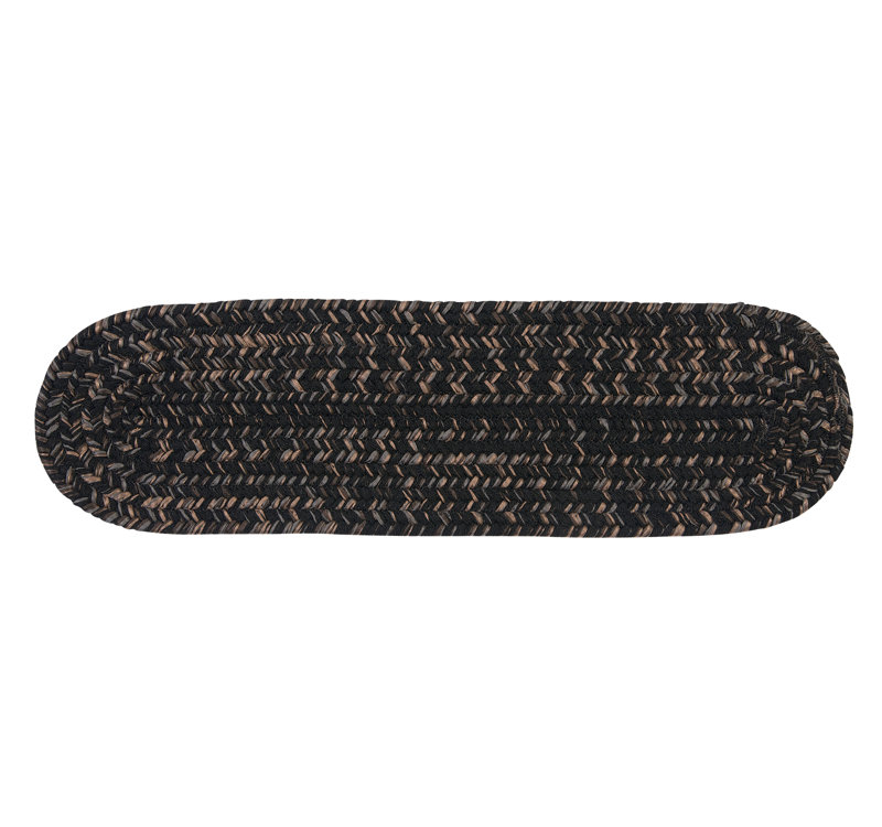 Tapis d'escalier Abey - Gris anthracite, Noir
