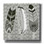 «Geo Feathers I Zentangle» par Sara Zieve Miller, art mural sur toile-983235709