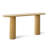 60"  Modern Oval Narrow Console Table-1647675758