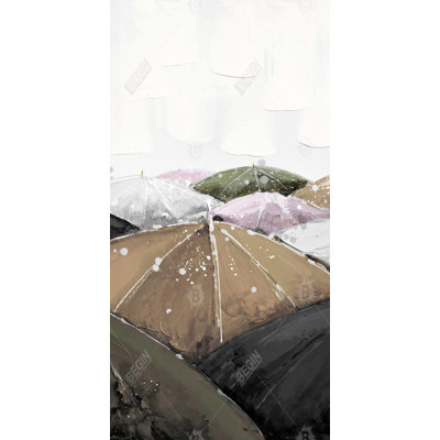 Spring showers - 15.75"x31.50" Desk mat