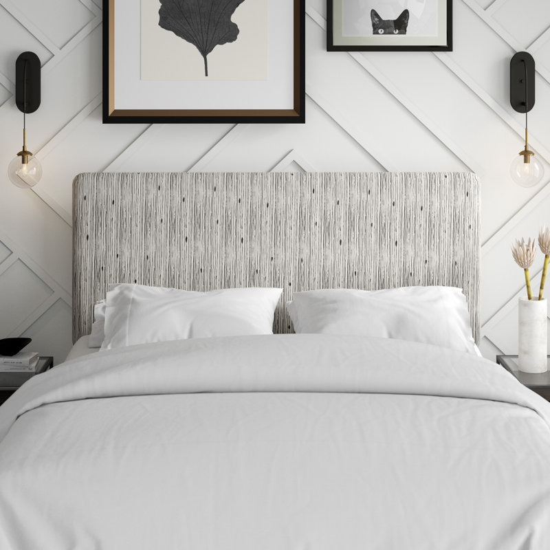 Upholstered Panel Headboard, California King