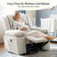 Fauteuil inclinable manuel avec pivotement à 360 °, chauffage et massage-1824190935
