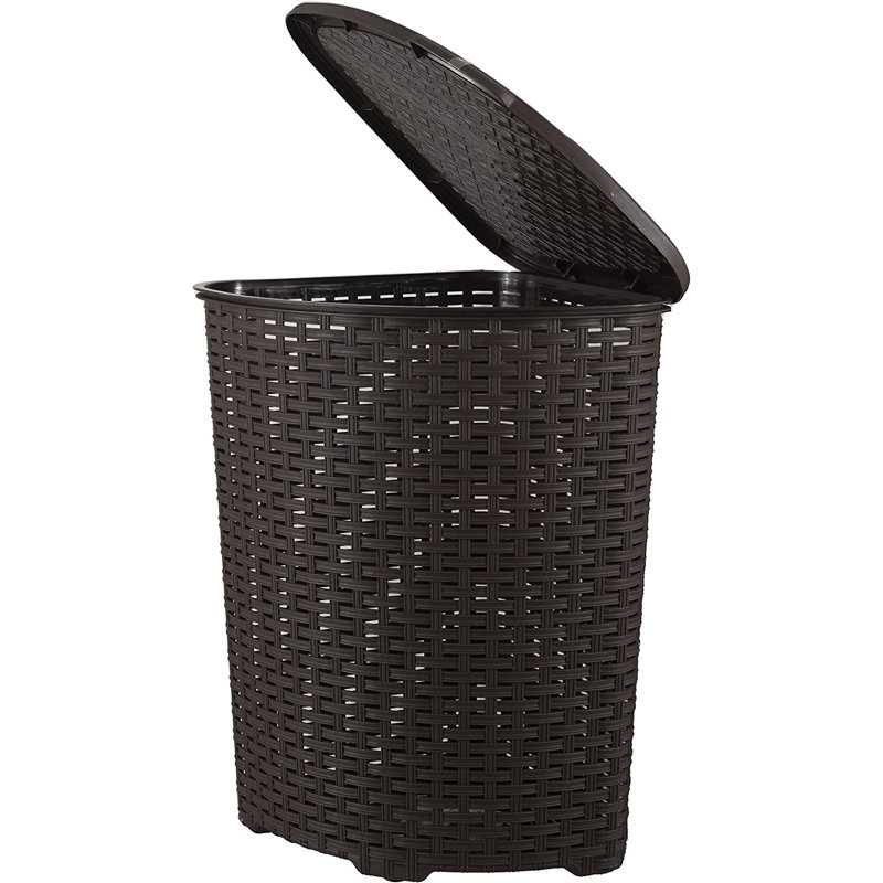 Panier à linge en osier, Brun