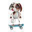 Statuaire de jardin en métal Skateboard-125844223