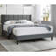 Linen Bed with Tufted Headboard-434920674-405671602