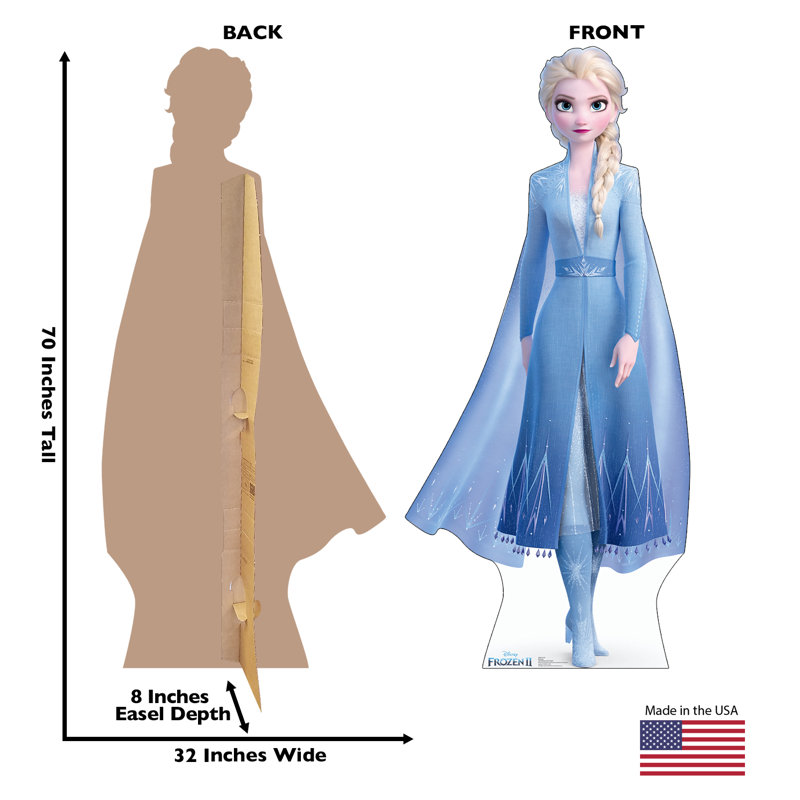 Frozen II Elsa Life Size Cardboard Stand-Up
