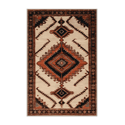 Tapis beige lavable à la machine