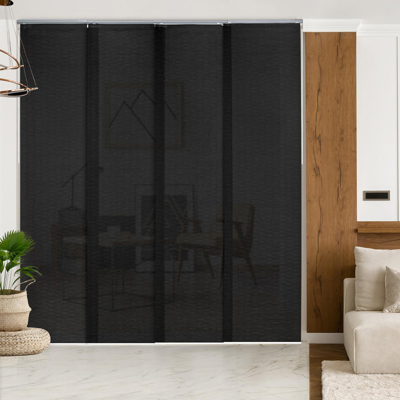 Sharmaine Artfully Spun Semi-Sheer Vertical Blind