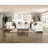 27.64Lb Gray Fabric With Solid Wood Construction 11" High Package And