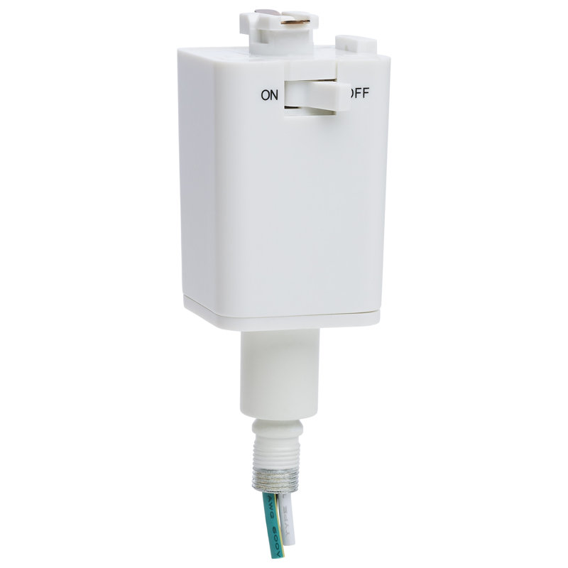 Stem Hung Pendant Track Adapter; , White