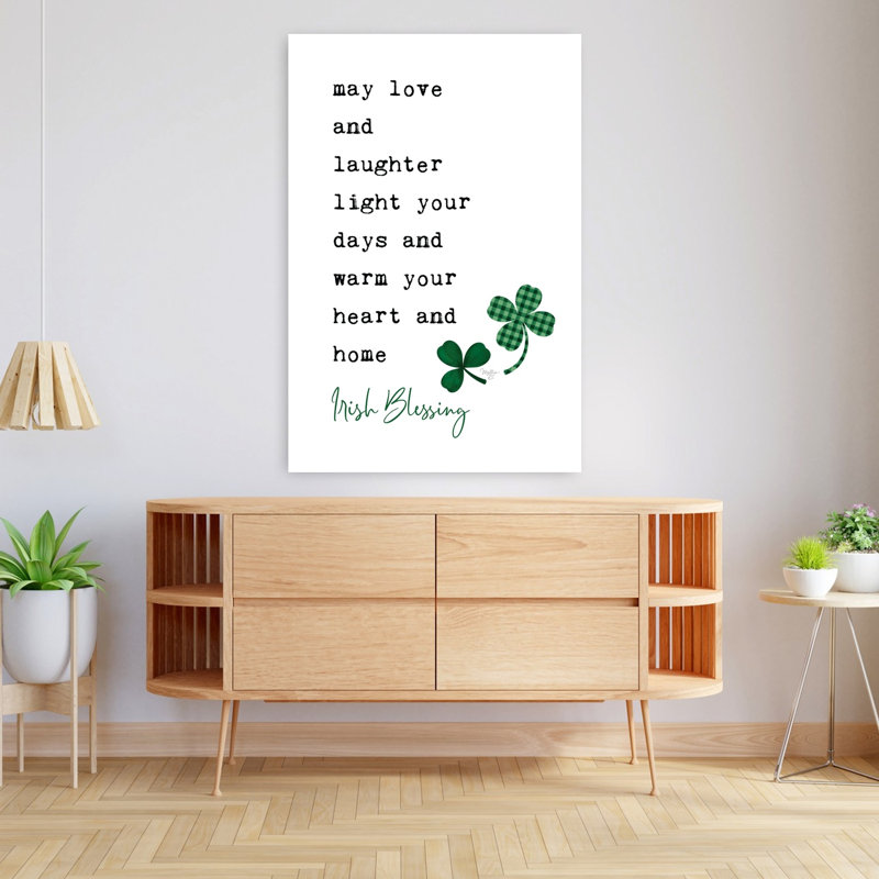 «Irish Blessing», art contemporain de l'architecture, H 48 po x l 32 po