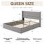 Braya Hydraulic Lift Up Storage Upholstered Platform Bed-827642107-814089972