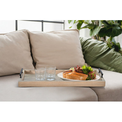 Rectangular Tessa Wood Dining Table Tray