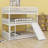 Triple Bed With Built-In Ladder,Slide And Guardrails-406409364