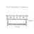 Retro Classical Multifunctional Console Table