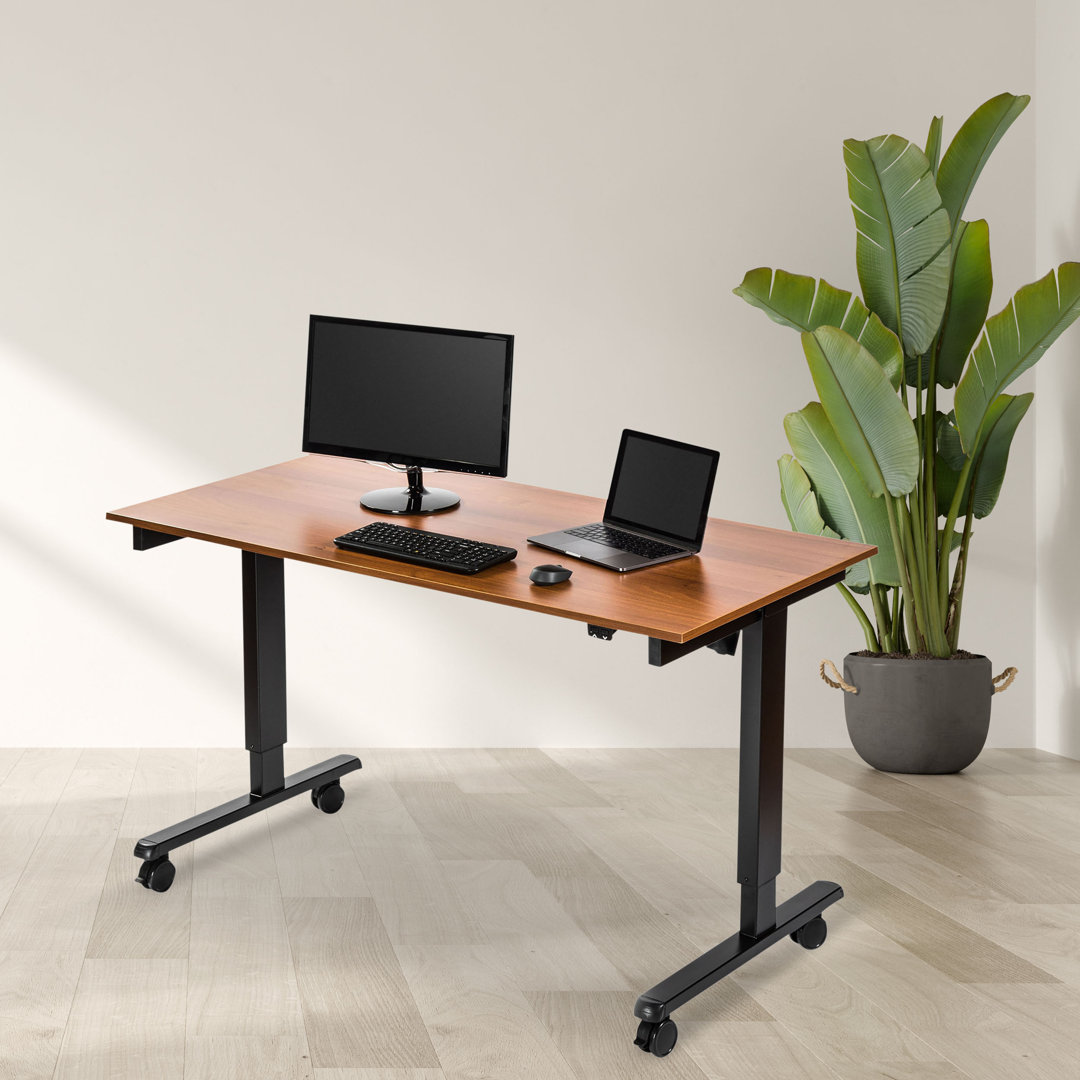 Adjustable Metal Base Standing Desk Stand Up Desk Store Color 
