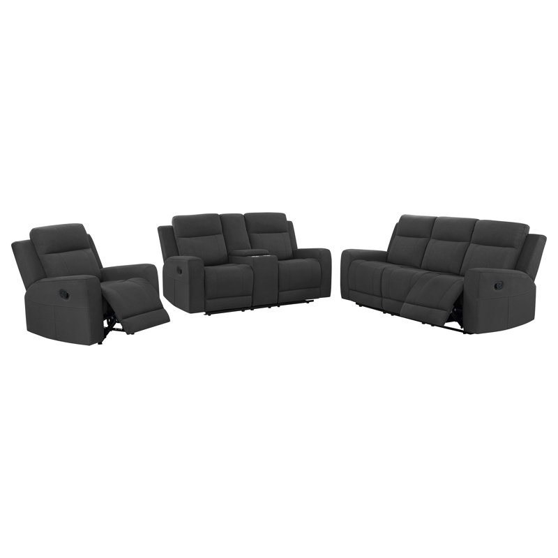 Ensemble de canapé inclinable 3 pièces Slater