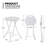 6-Person Dining Table With Chairs Set