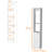 Modern Bathroom Linen Cabinet In White - 5 Shelves, 1 Door Stylish Holder-914732072