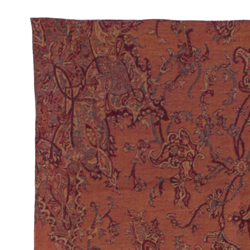 Tapis mauve en laine noué à la main Eberly, Rectangle 8 pi x 11 pi